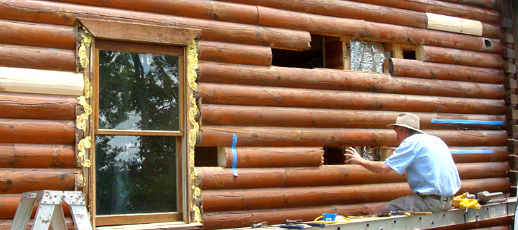 Log Home Repair Pierce County, Georgia
